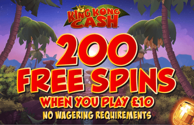 200 Free Spins when you play £10